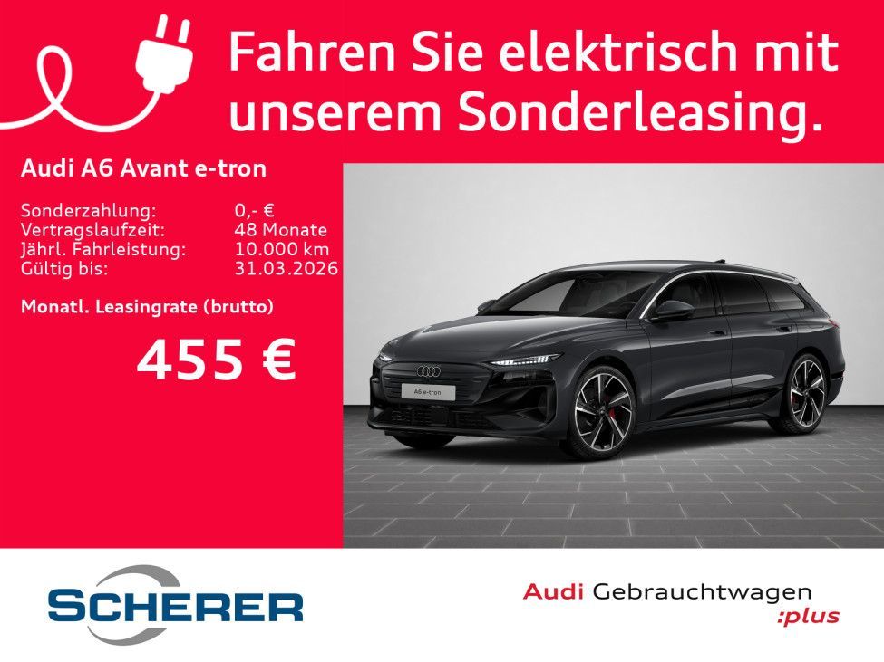 Audi A6 Avant e-tron 210 kW MATRIX AHK TECH PLUS MEMO Leasing