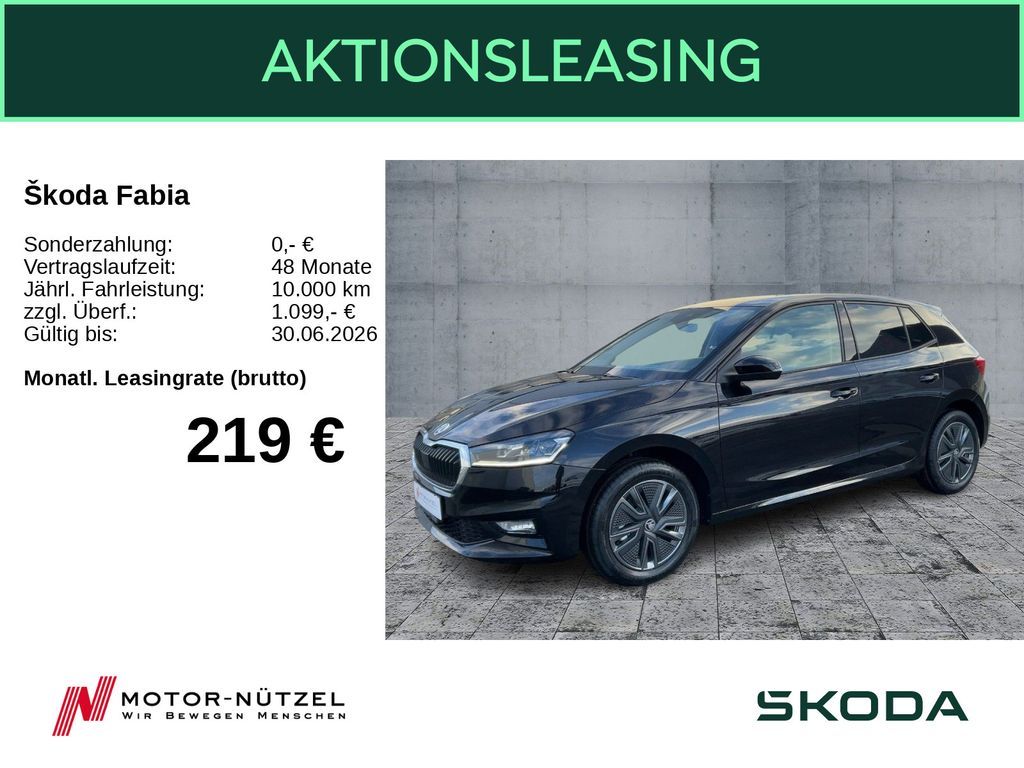 Skoda Fabia Balance 1.0 TSI DSG PDC H FSE KLIMA SHZ Leasing