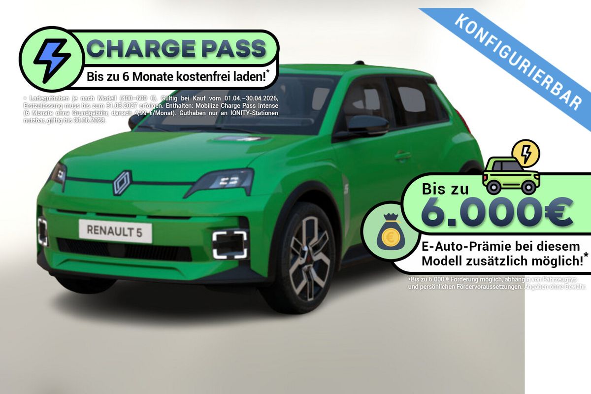 Renault 5 Techno 120 Urban Range Leasing privat Leasing