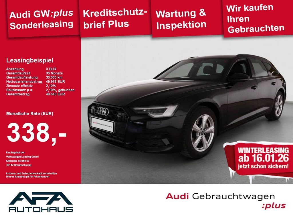 Audi A6 Avant 45 TFSI S tronic AHK*RFK*Matrix*Leder Leasing