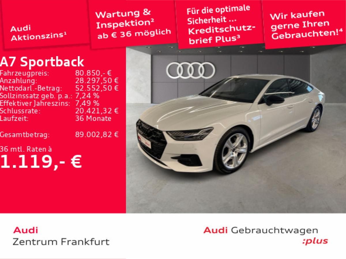 Audi A7 Sportback 50 TDI quattro tiptronic LASER HuD Leasing