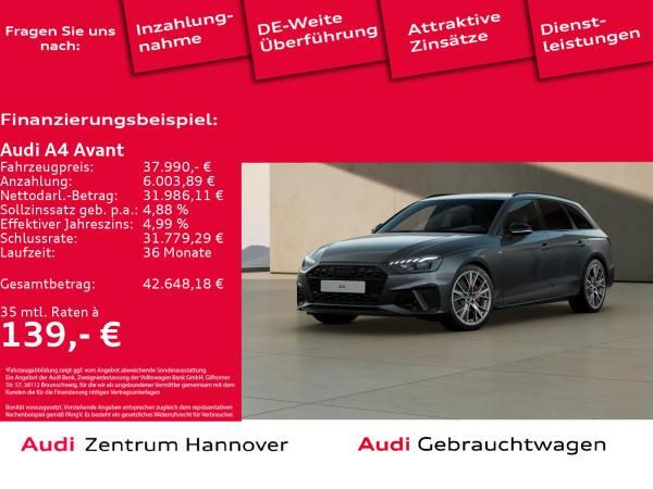 Audi A4 Avant S line 40 TFSI Matrix LED B&O Kamera Navi Leasing