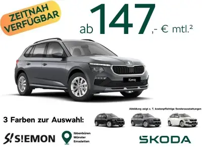 Skoda Kamiq Selection 1.0 TSI 70 kW (95 PS) Leasing