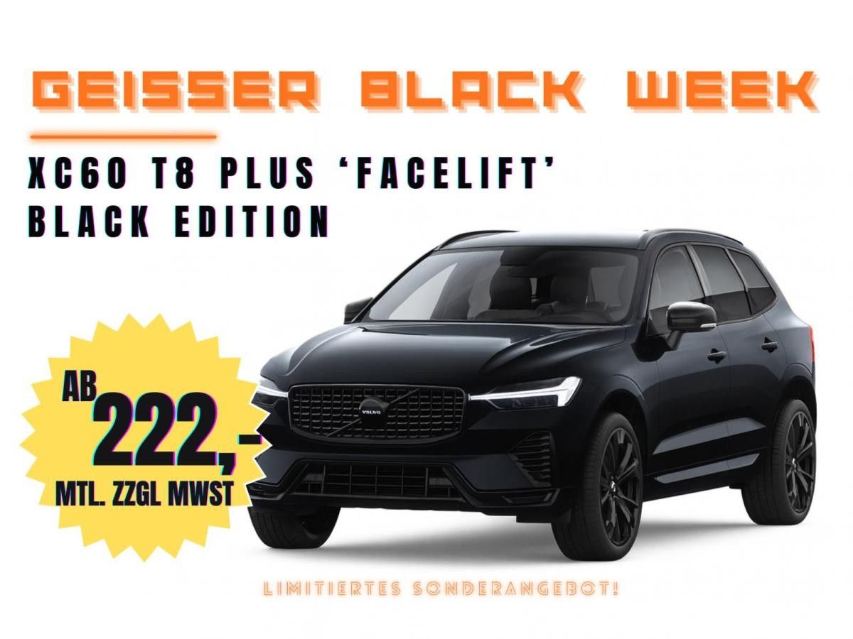 Volvo XC60 T8 Plus BLACK EDITION * FACELIFT * sofortige Verfügbarkeit Leasing
