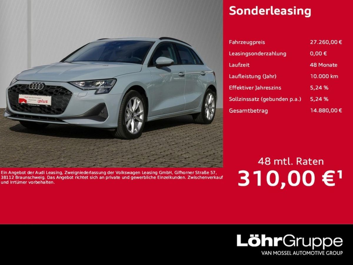 Audi A3 Sportback 35 TFSI 6 Gang GWP Leasing
