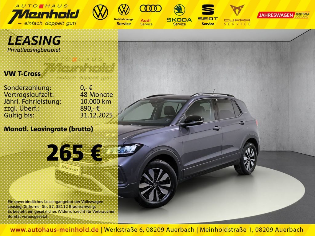 Volkswagen T-Cross 1.0 TSI Goal, Navi, AHK, Kamera Leasing