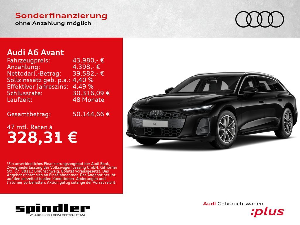 Audi A6 Avant TFSI S-tronic/ Tech+, Matrix, 360°, AHK Leasing