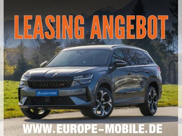 Skoda Kodiaq RS 2026 2.0 TSI 195kW 4x4 DSG (UVP 65.889€/SOFORT) 7-SITZE/PANO/MATRIX/AHK/WINTER/STANDHZG/4J.GARANT Leasing