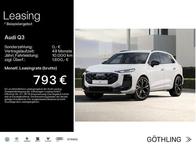 Audi Q3 SUV e-hybrid S line 200 kW S tronic *Matrix*S