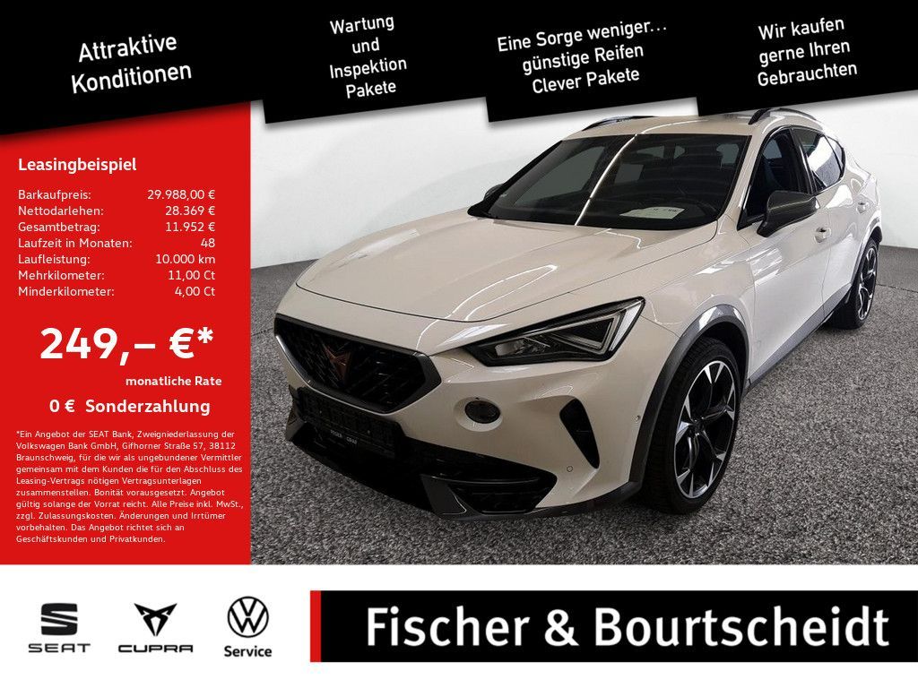 Cupra Formentor VZ 2.0 TSI 4Drive KAMERA NAVI ACC LED Leasing