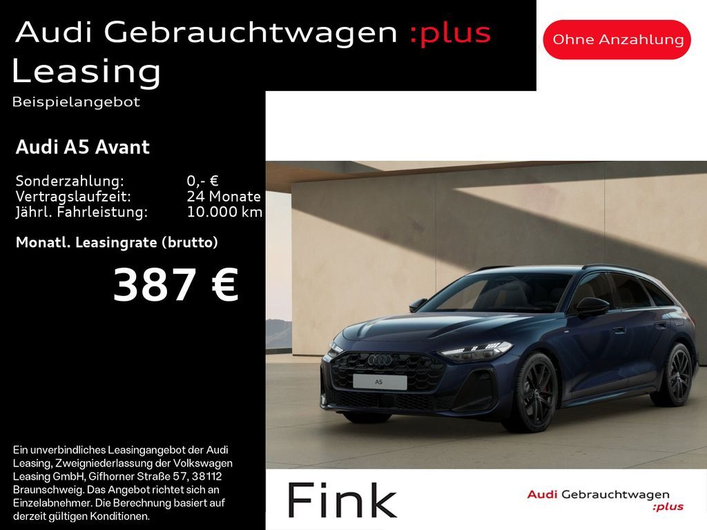 Audi A5 Avant e-hybrid quattro S-Line AHK Kamera Leasing