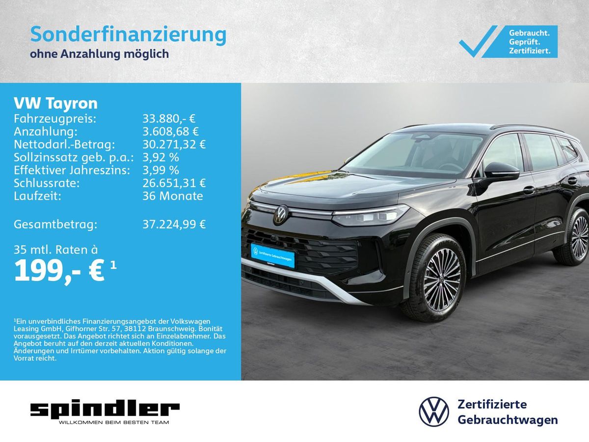 Volkswagen Tayron Life 1.5eTSI DSG/ IQ.Drive,HD-Matrix, AHK Leasing
