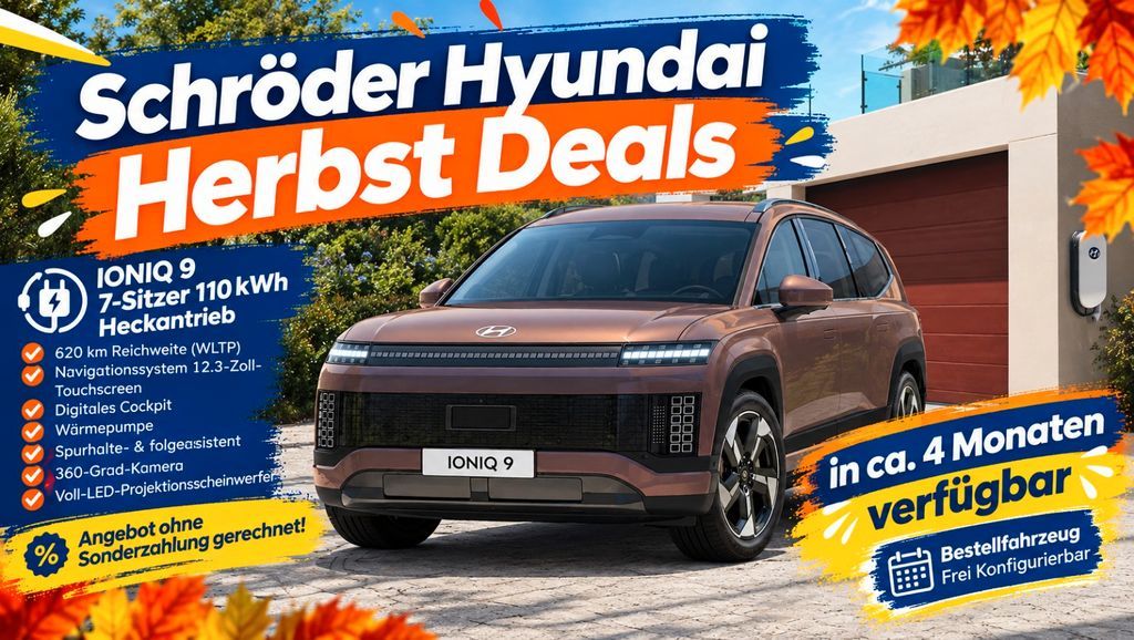 Hyundai IONIQ 9 110 kWh Heckantrieb Leasing