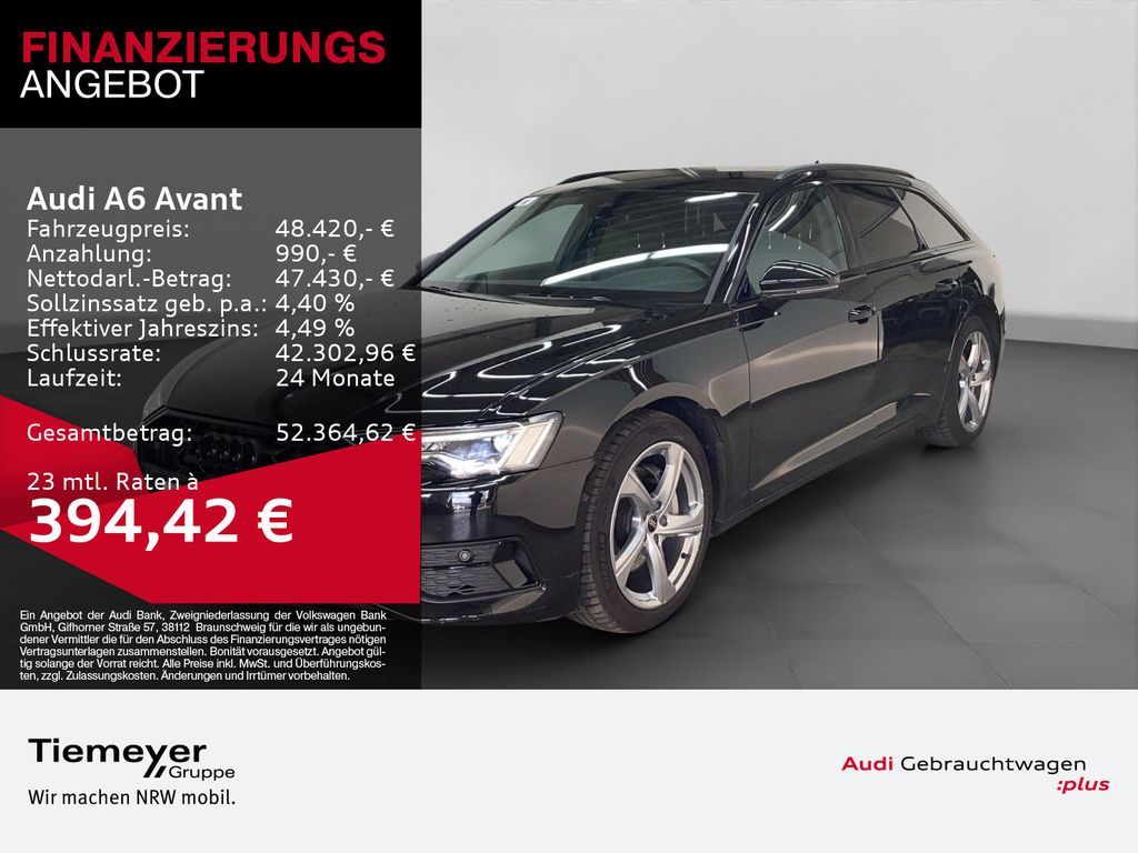 Audi A6 Avant 45 TDI Q ADVANCED LM19 LEDER AHK KAMERA Leasing