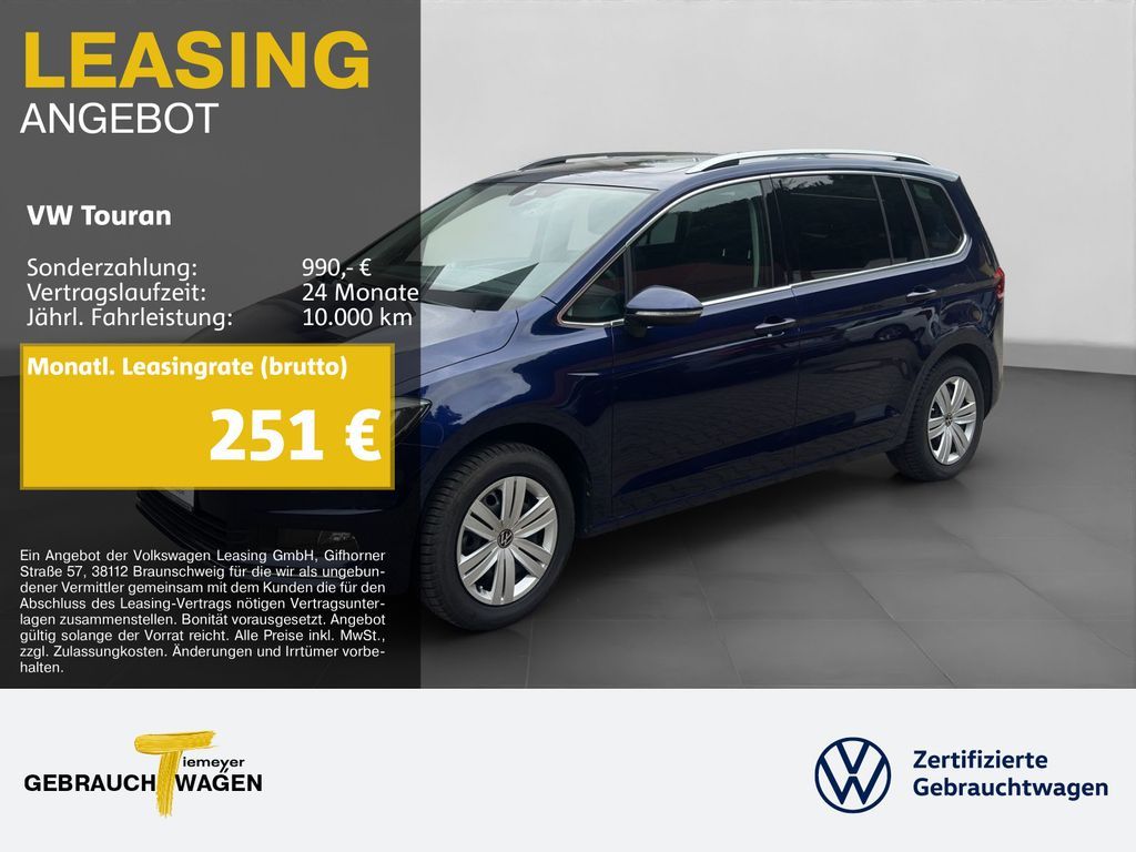 Volkswagen Touran 1.5 TSI DSG HIGHLINE 7SITZE PANO AHK Leasing