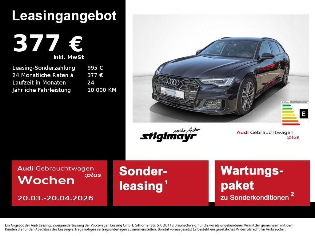 Audi A6 Avant S-line 40 TDI ACC+Head-Up+MATRIX+Alu-19 Leasing