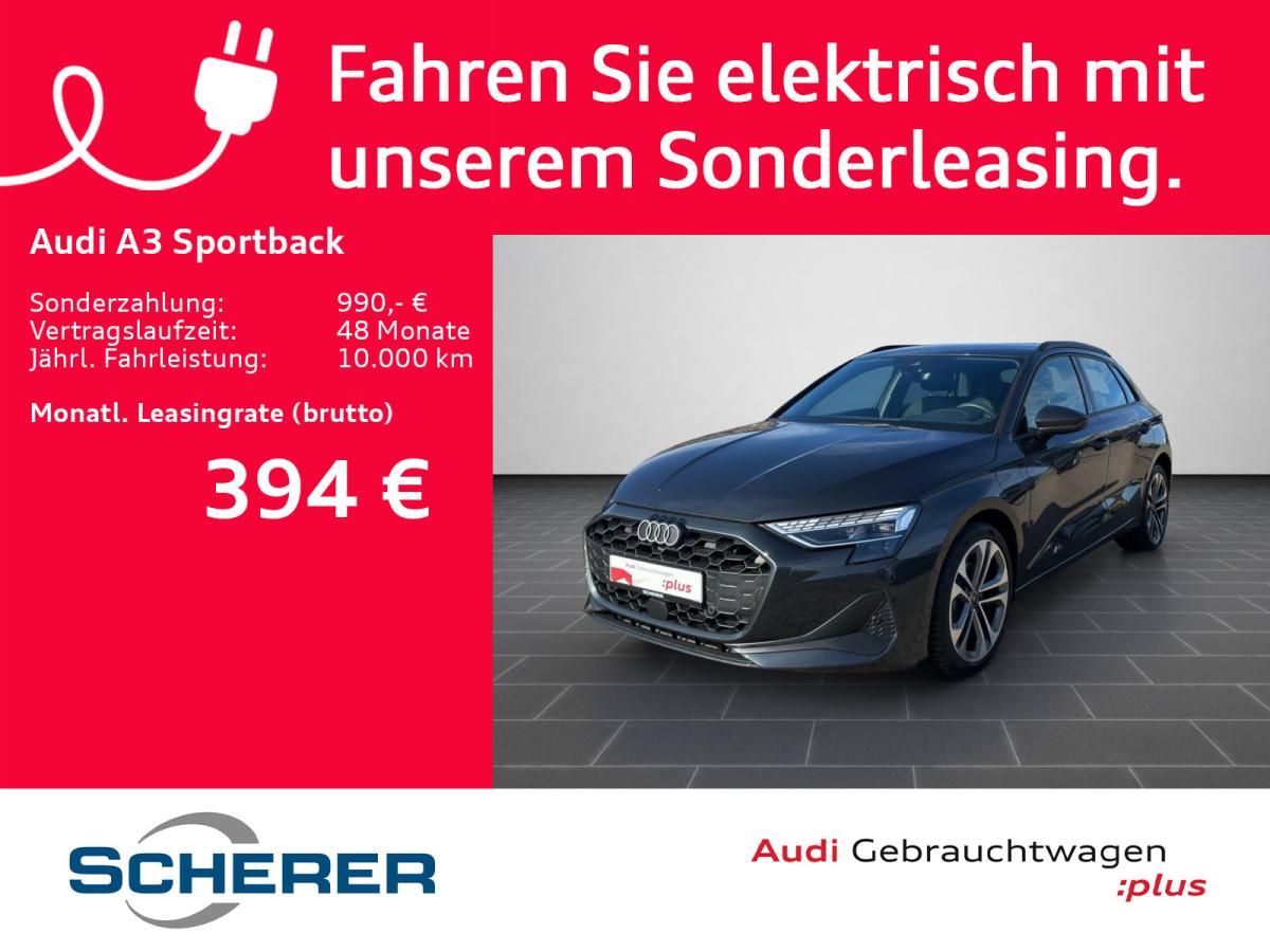 Audi A3 Sportback 40 TFSIe S tronic NAVI RFK MATRIX E-SITZ Leasing