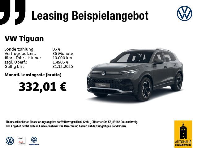 Volkswagen Tiguan R-Line *Sonderaktion Gewerbe*ACC*App-Conn Leasing