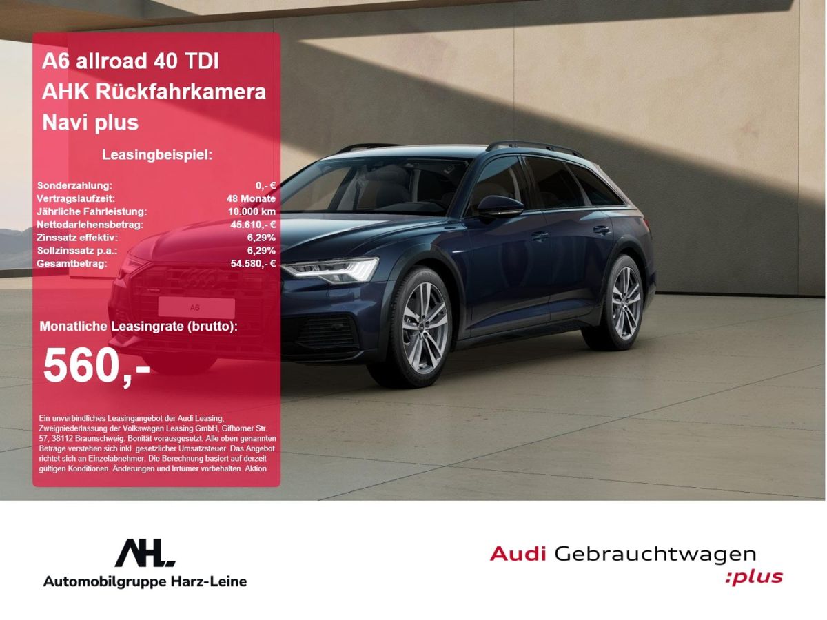 Audi A6 allroad 40 TDI AHK Rückfahrkamera Navi plus Leasing