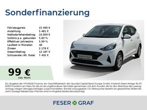Hyundai i10 SELECT NAVI CAM LED-TFL KLIMA USB CARPLAY Leasing