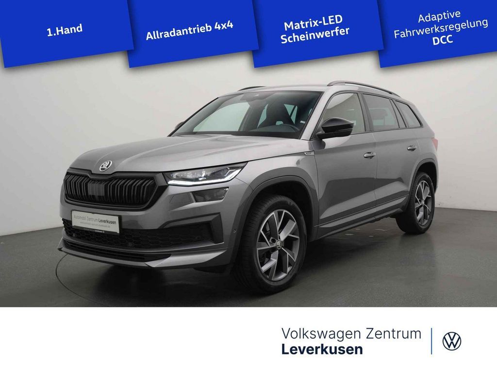 Skoda Kodiaq Sportline 4x4 DSG VIRT LEDER MEMORY KAM Leasing