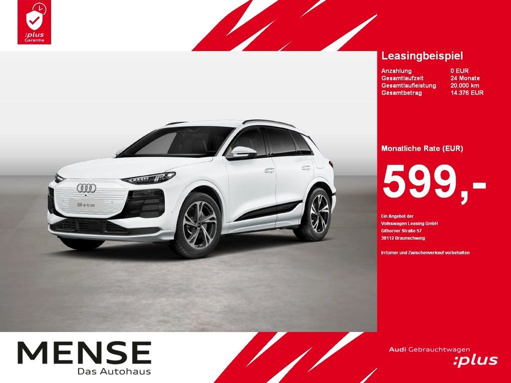 Audi Q6 e-tron quattro 285 kW S-Line B&O AHK HUD Luft Leasing