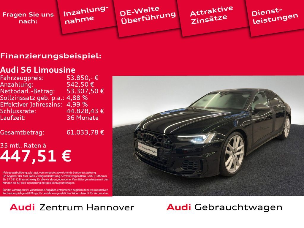 Audi S6 Limousine 3.0 TDI quattro Head-Up Standh Pano Leasing