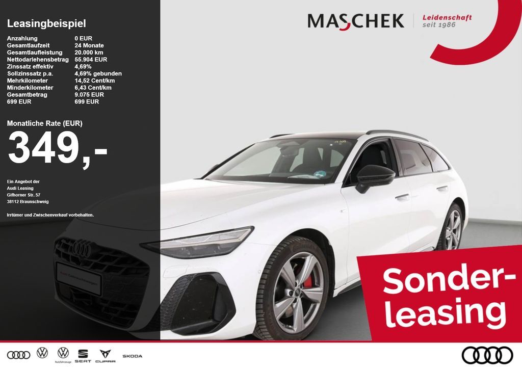 Audi A6 Avant S line TFSI UPE97 HUD Pano Matrix B&O 3 Leasing