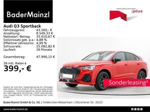 Audi Q3 Sportback 35 TDI S tronic S line AHK Navi Kam Leasing