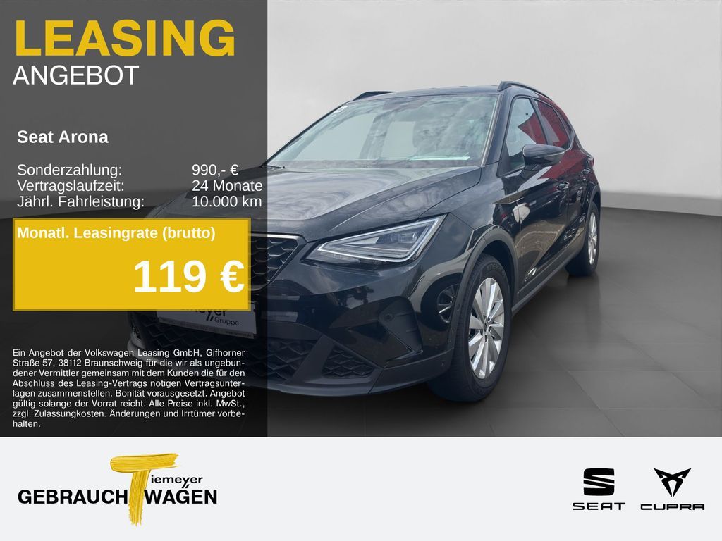 Seat Arona 1.0 TSI STYLE NAVI ACC SITZHZ PARKLENK Leasing