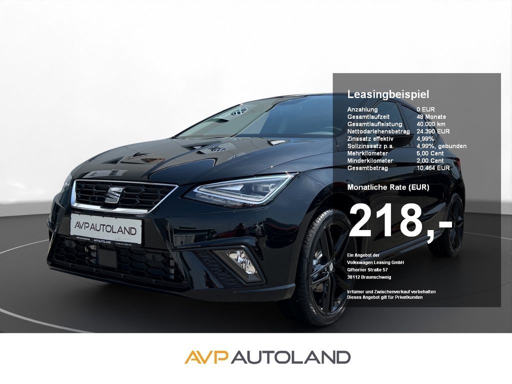 Seat Ibiza 1.0 TSI DSG FR Black Edition | NAVI | LED Leasing