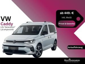 Volkswagen Caddy Life "Generation" (0,5% Versteuerung für Gewerbekunden)5-Sitzer Motor: 1,5 l eHybrid OPF EU6 85 kW 8