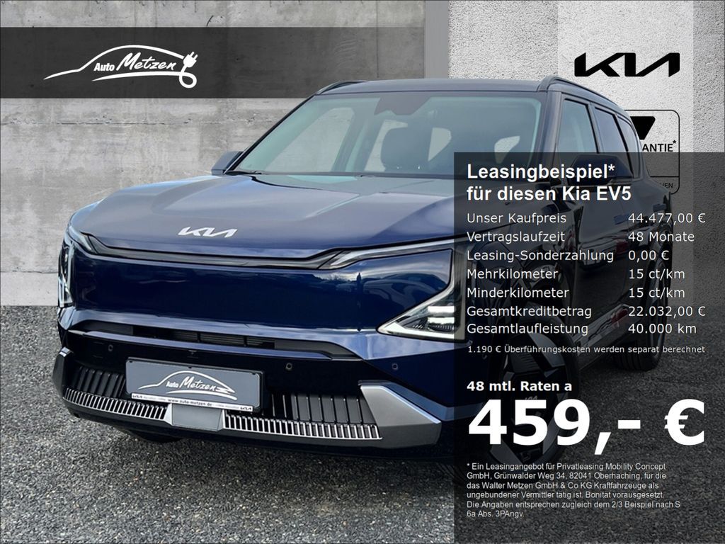 Kia EV5 81,4 kW/h Earth P3/P4/P6 StandHZG Navi Digit Leasing