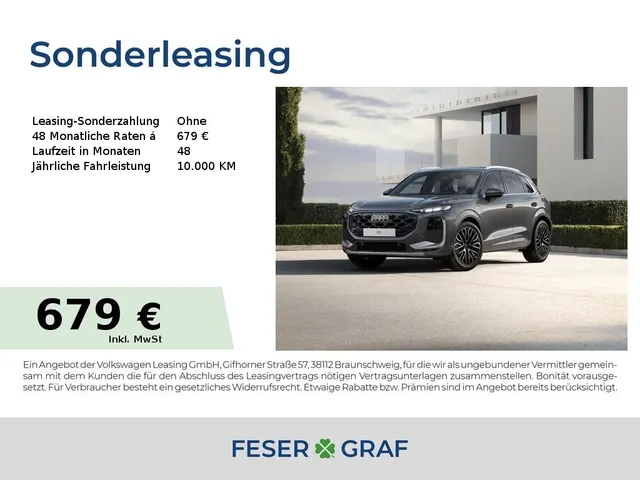Audi Q3 e-hybrid 2x S line/Matrix/tech+/360°/SONOS