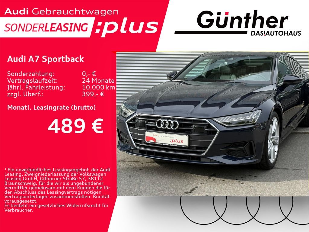 Audi A7 Sportback 40 TDI QUATTRO S LINE+WINTERR+MATRI Leasing