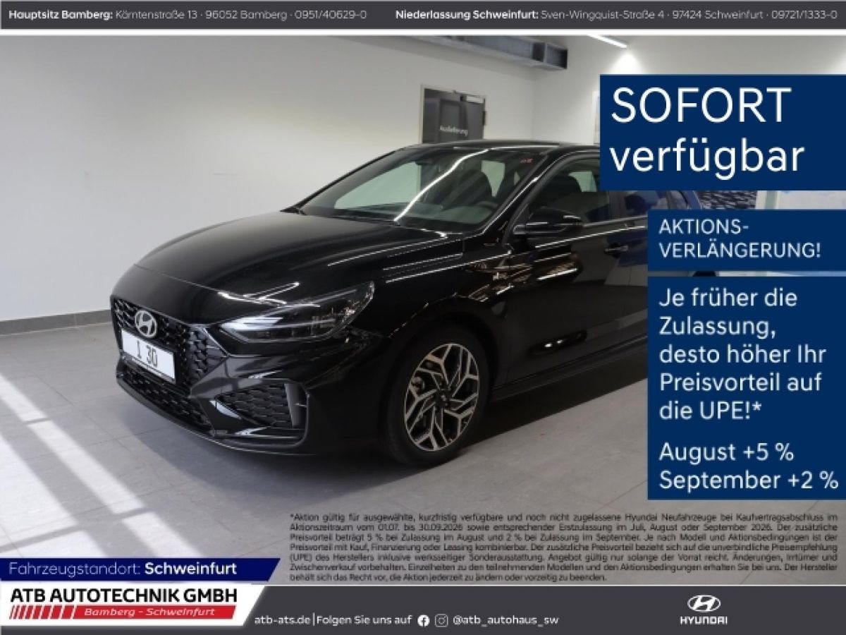 Hyundai i30 N Line MY26 N-Line 1.6 T-GDi 7-DCT 2WD Navi LED Apple CarPlay Leasing