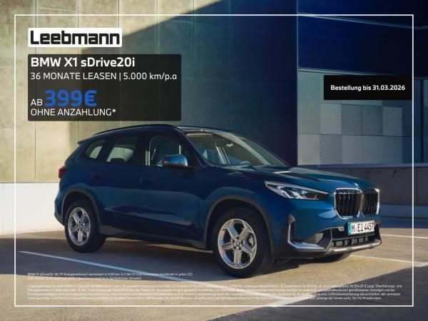BMW X1 sDrive20i ❗️Jahresstartaktion❗️Exclusive Sonderkonditionen💸 Leasing