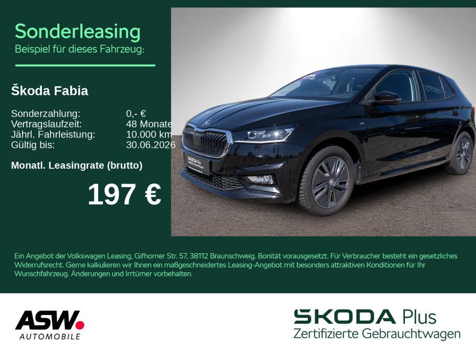 Skoda Fabia Tour 1.0 TSI DSG LED Navi RFK ACC SHZ AHK Leasing