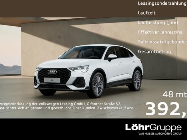 Audi Q3 Sportback 35 TDI Matrix ACC AHK Kamera PDC+ Leasing