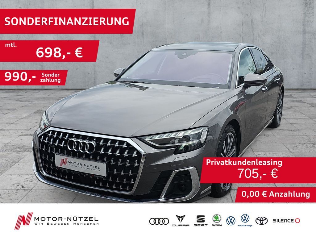 Audi A8 50 TDI QU MATRIX+NAVI+B&O+TV+DVD+HuD+AIR+PANO Leasing