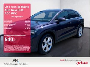 Audi Q4 e-tron 45 Matrix AHK Navi HuD ACC RFK ACC AHK