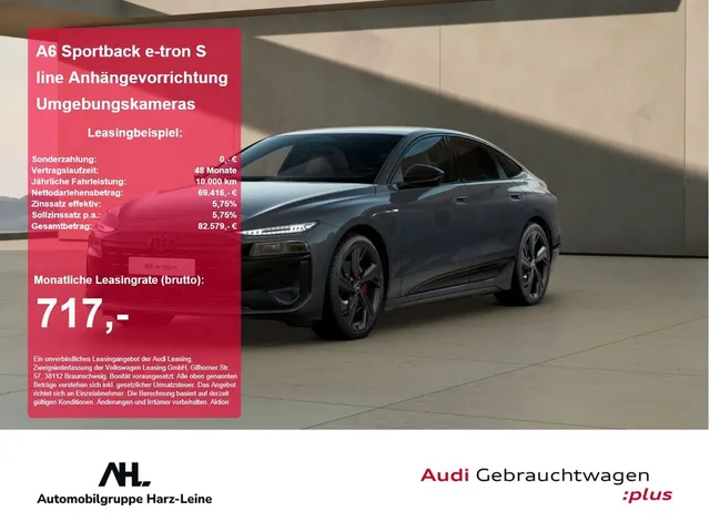 Audi A6 Sportback e-tron S line Anhängevorrichtung Um
