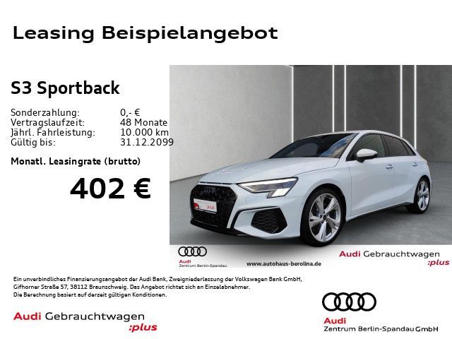 Audi S3 Sportback *MATRIX*B&O*NAV+*Opt.-Schwarz+*ACC* Leasing