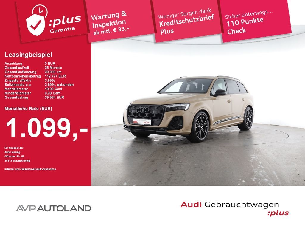 Audi SQ7 4.0 TFSI quattro tiptronic | PANO | AHK | Leasing
