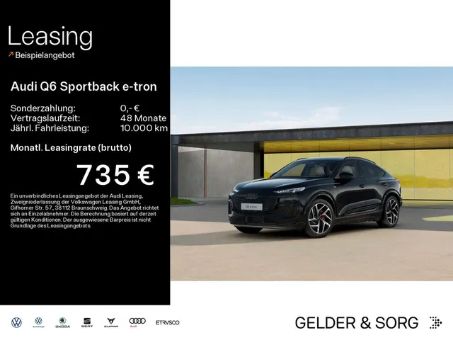 Audi Q6 Sportback e-tron perf. s-line * AHK* Pano*B&O