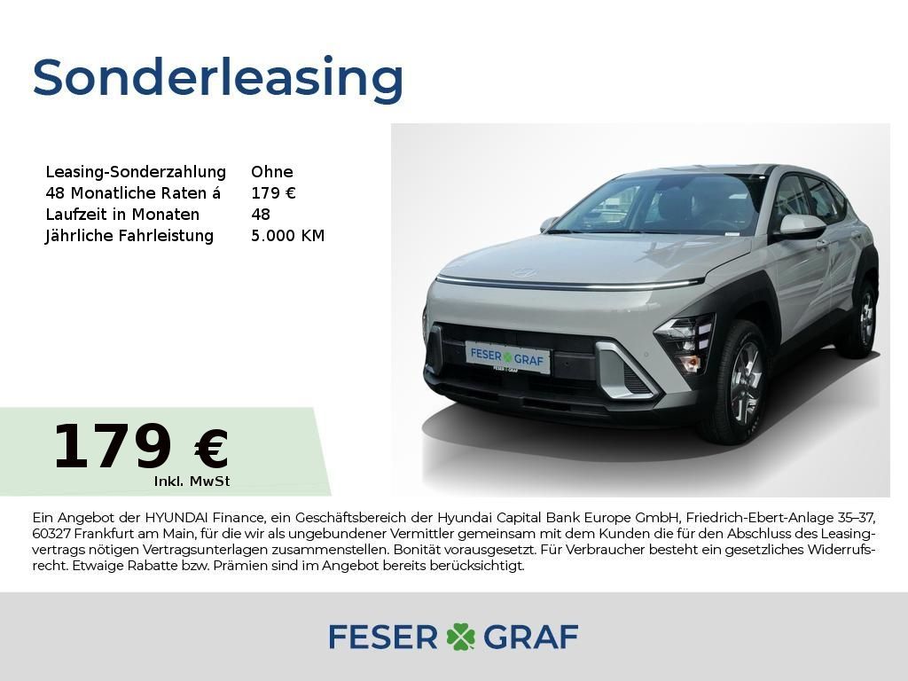 Hyundai Kona SELECT NAVI KAMERA SHZ LHZ CARPLAY KLIMA Leasing