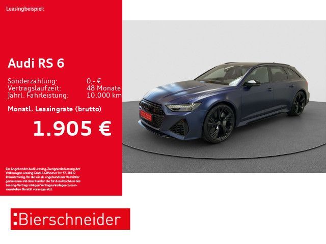 Audi RS6 Av VOLL! MATT 22 AHK KERAMIK PANO STHZ Leasing