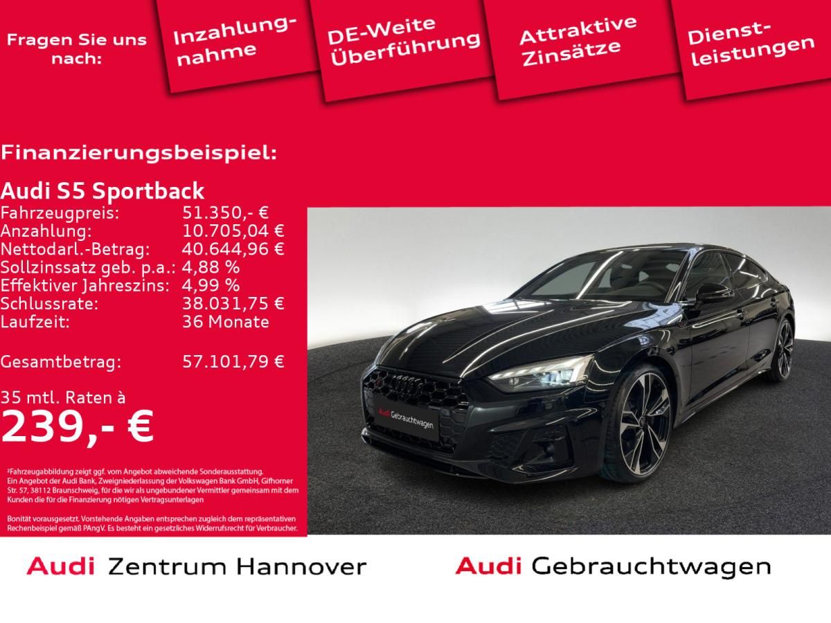 Audi S5 Sportback competition edition 55 TDI quattro Matrix Kamera virtual Navi Leasing