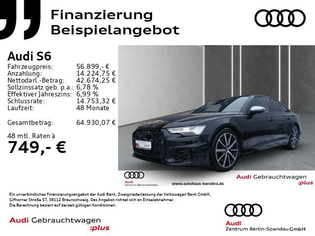 Audi S6 Lim. *HD-MATRIX*B&O*Assist+*Opt.-Schwarz+* Leasing