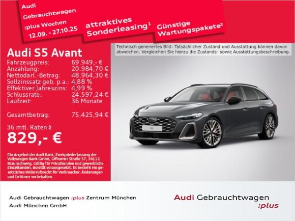 Audi S5 Avant TFSI S tronic Edition One B&O/Matrix/Massage/HuD Leasing